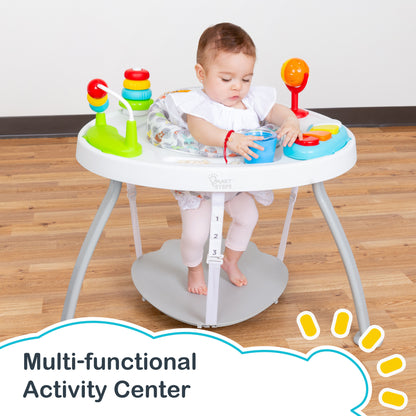 Smart Steps by Baby Trend Bounce N’ Play 3-in-1 Activity Center is multi-functional