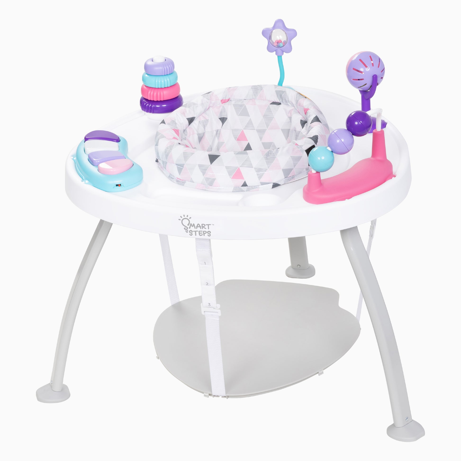 baby trend walmart Smart Steps Bounce N' Play 3-in-1 Activity Center | Harmony Pink