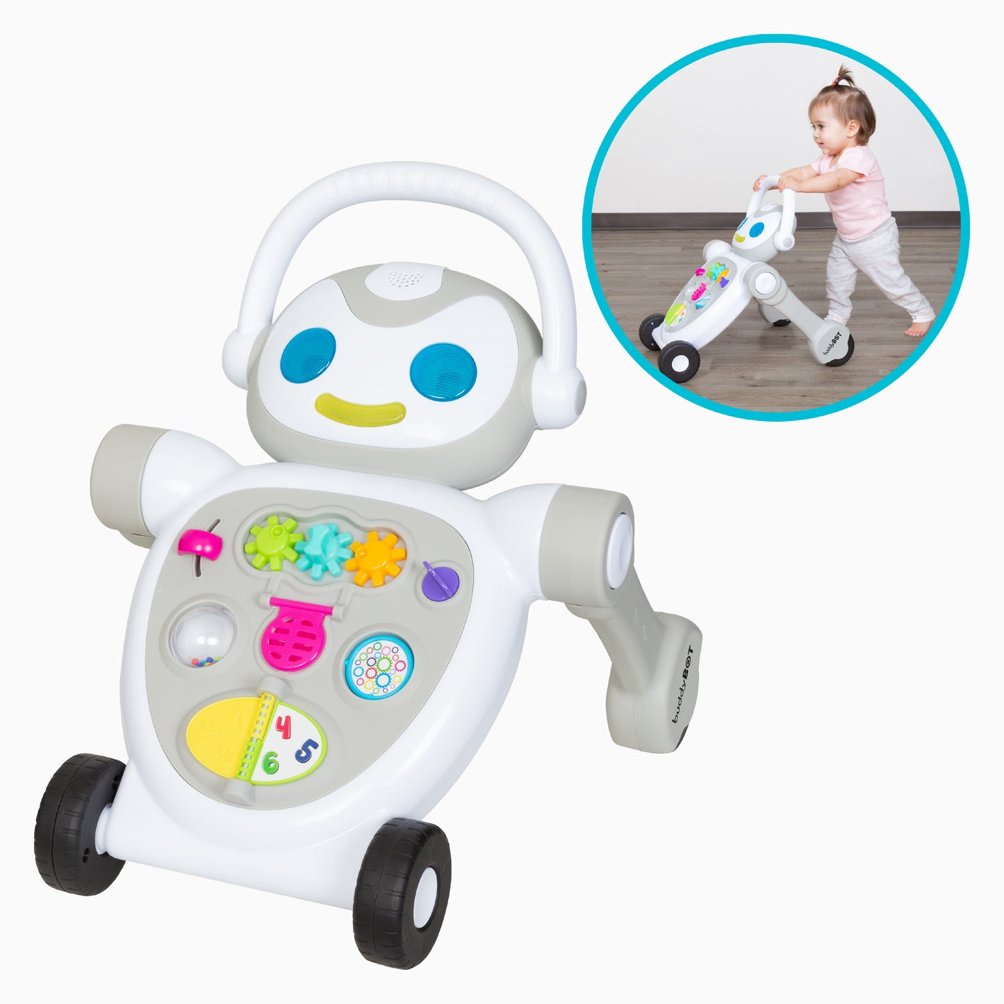 Smart Steps Buddy Bot 2-in-1 Push Walker