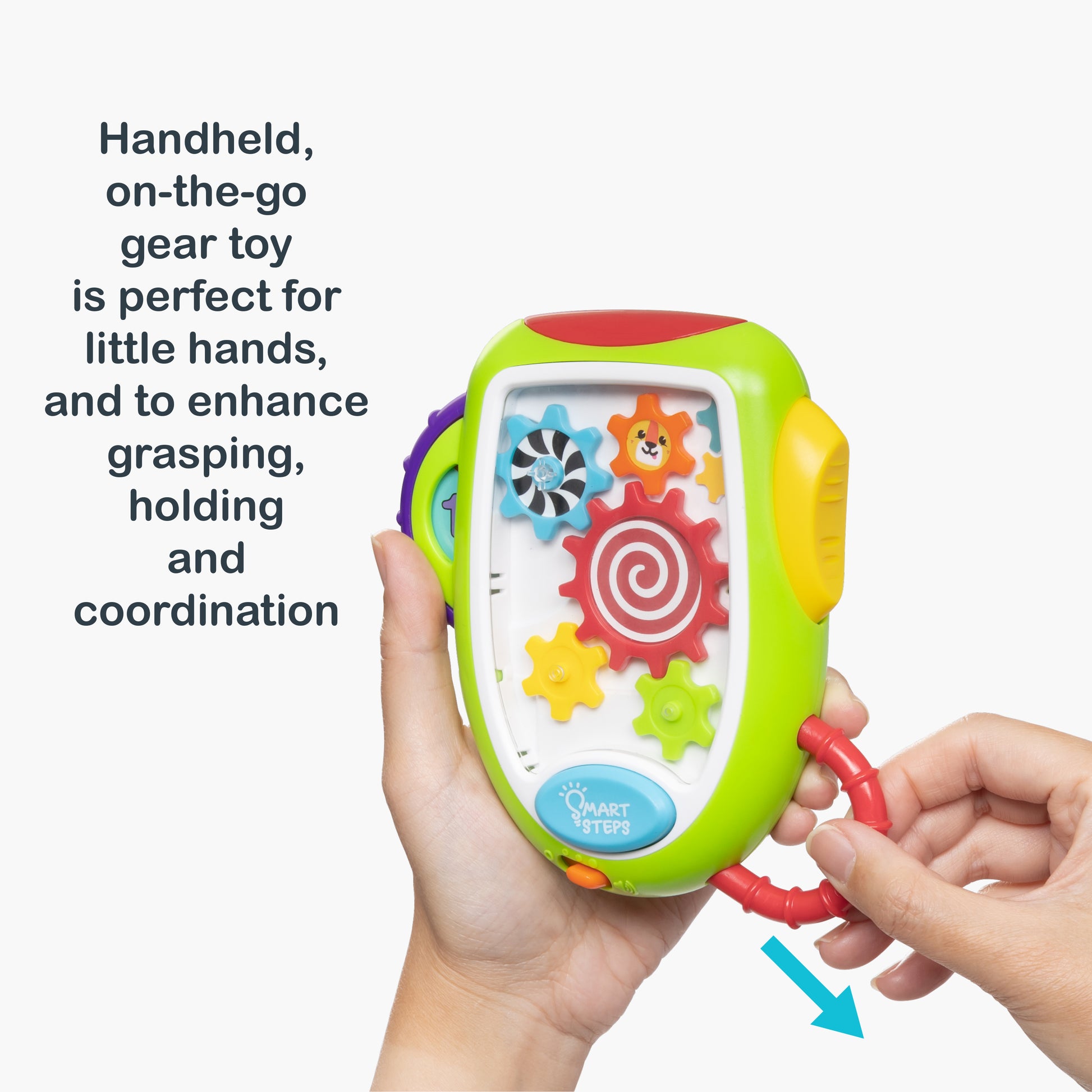 Smart Steps Gadget Gears Counting Toy handheld on the go gear toy is perfect for little hands