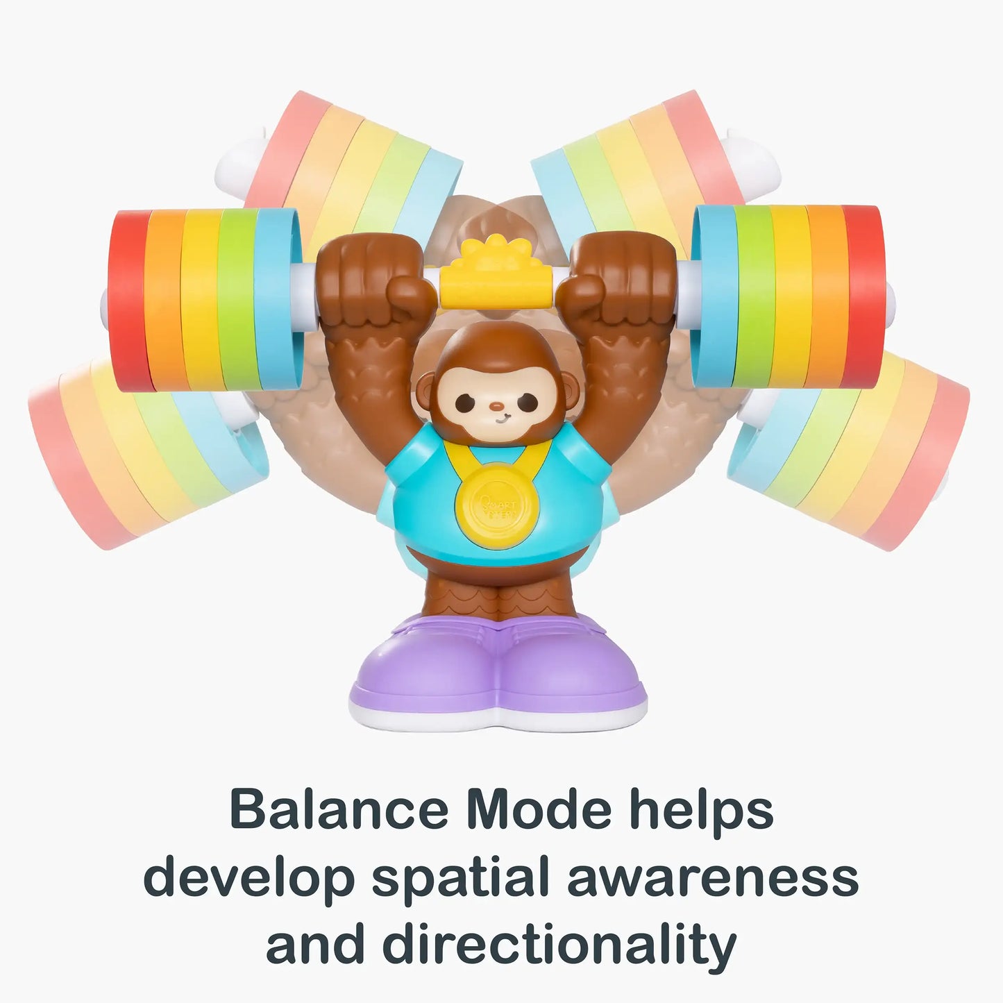 Smart Steps Balance Buddy Learning Monkey helps develop spatial awareness and directionality