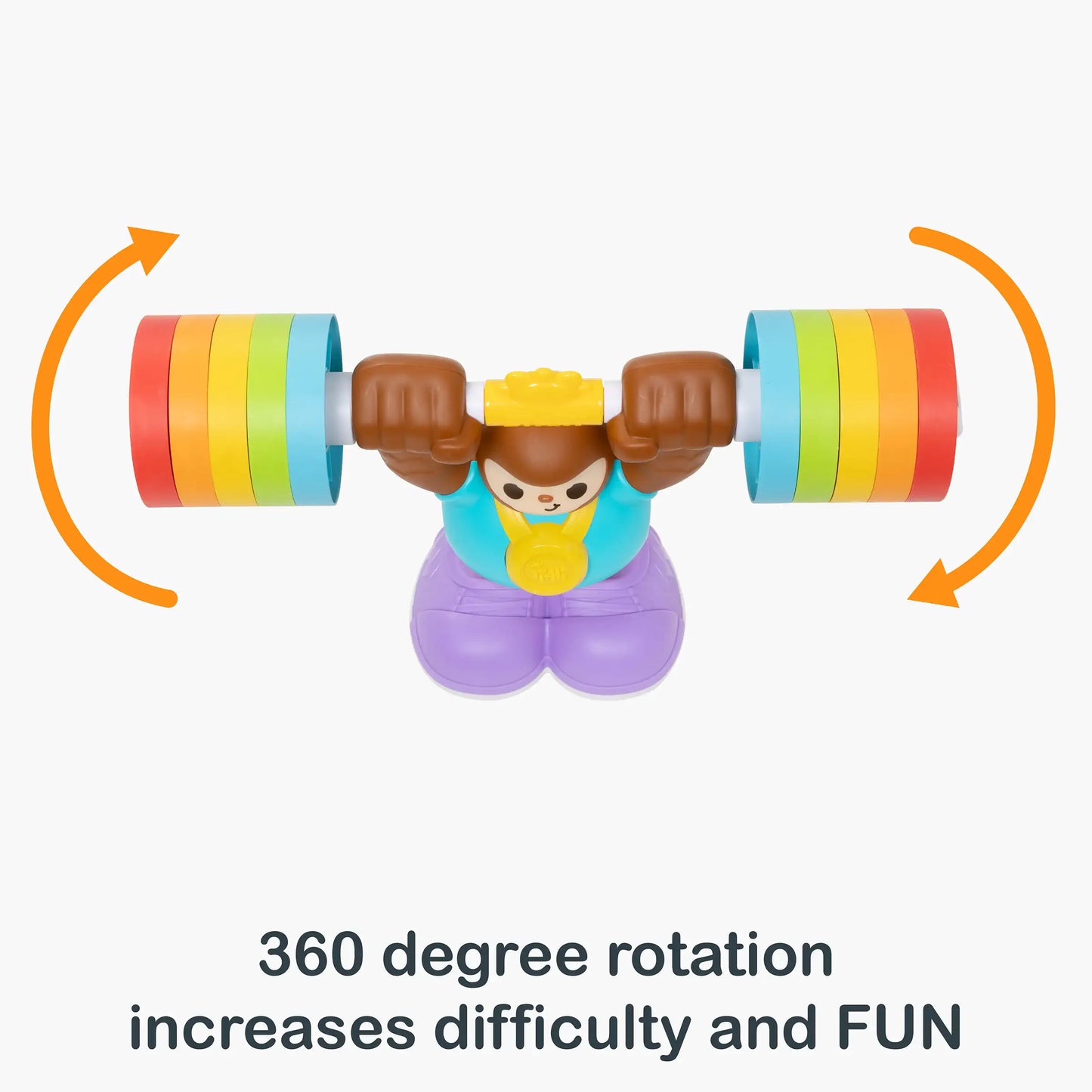 Smart Steps Balance Buddy Learning Monkey 360 degree rotation increases difficulty and fun