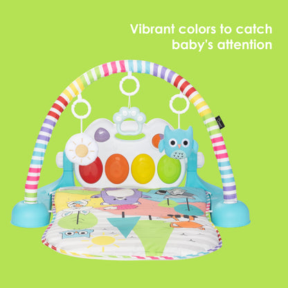 Smart Steps Musical STEM Gym vibrant colors to catch baby's attention