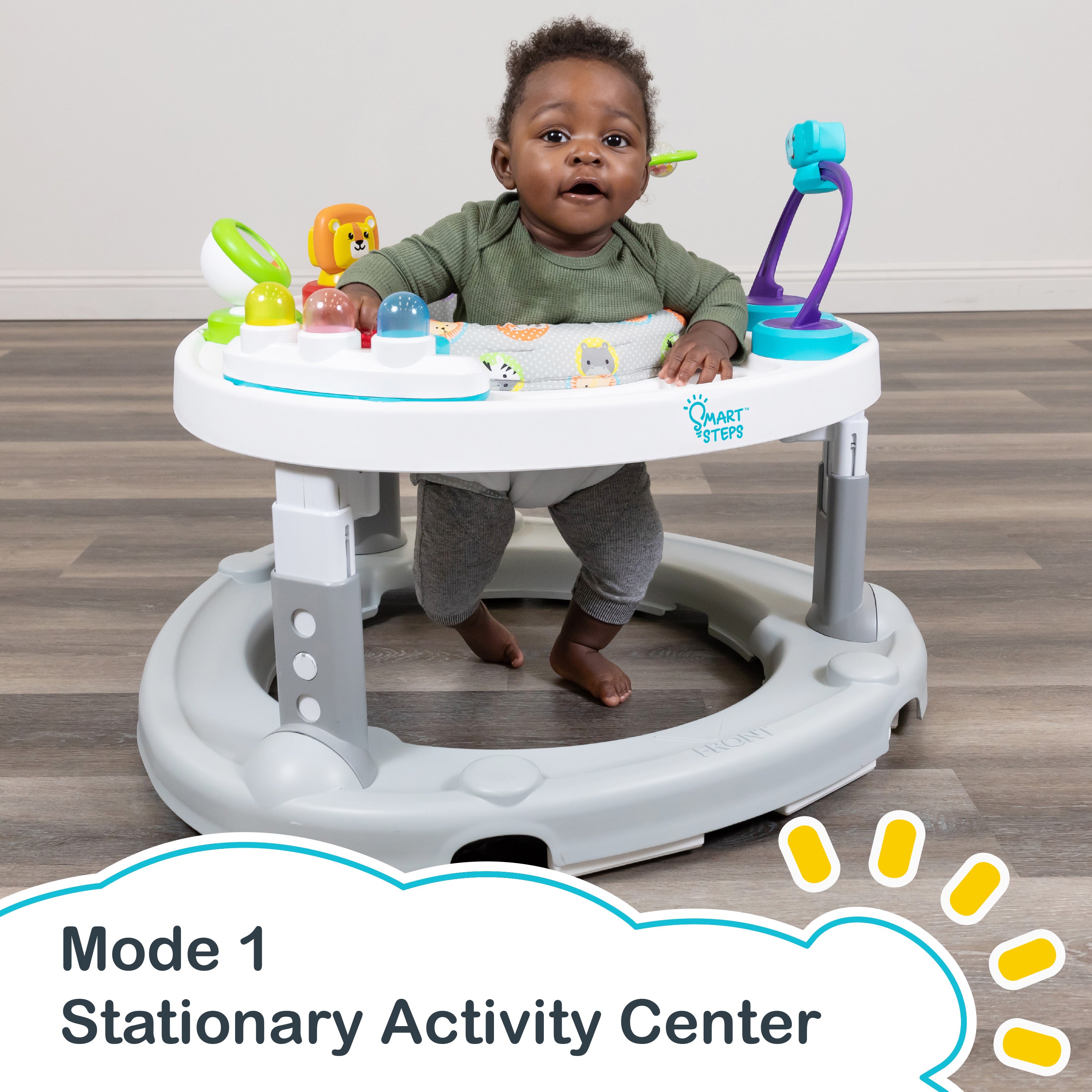 Stationary walker baby on sale