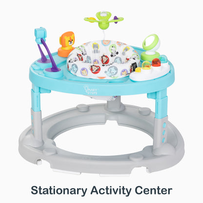 Stationary Activity Center of the Smart Steps Bounce N' Glide 3-in-1 Activity Center Walker