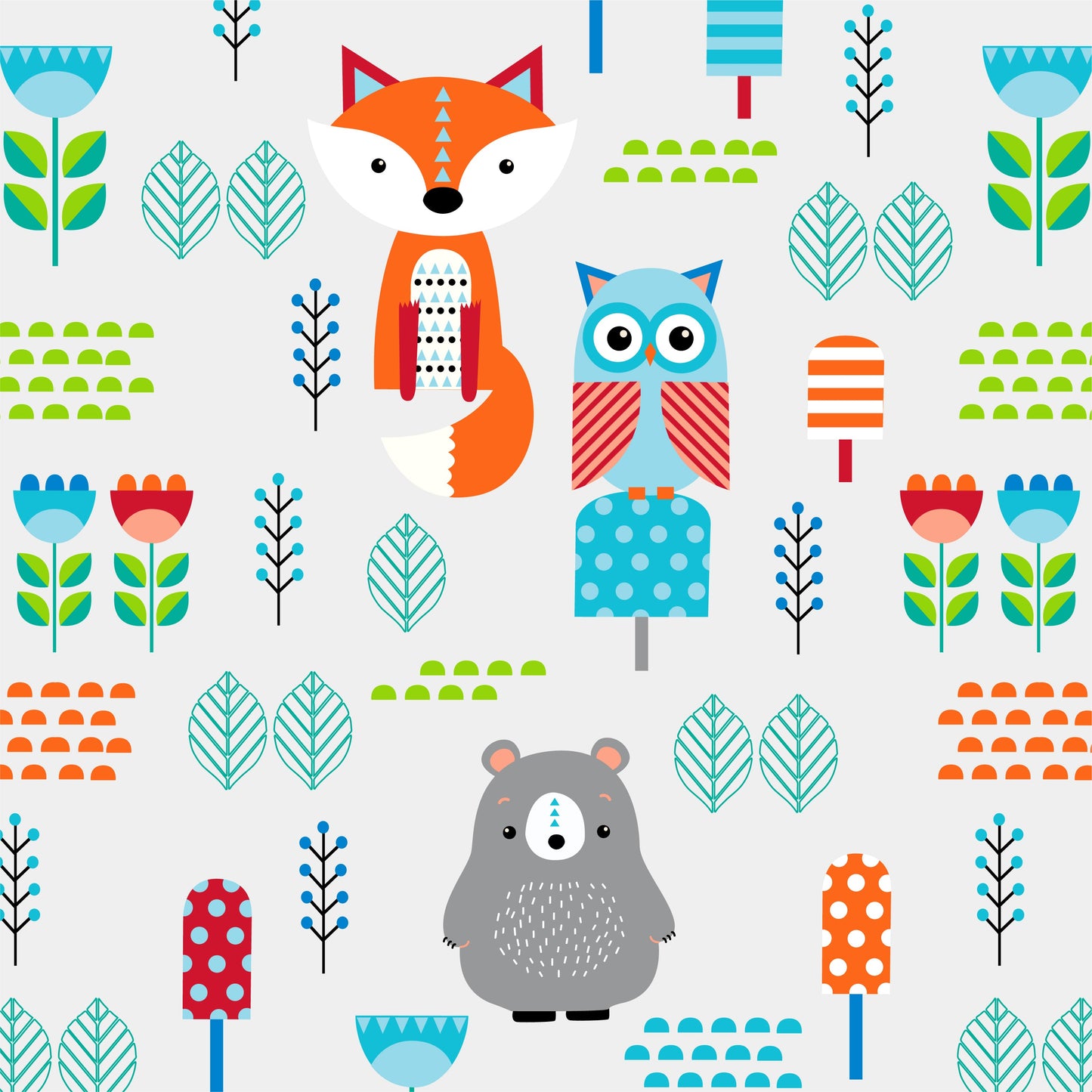 Smart Steps Bounce N' Play Jumper in Fun Geo Forest fashion with animal
